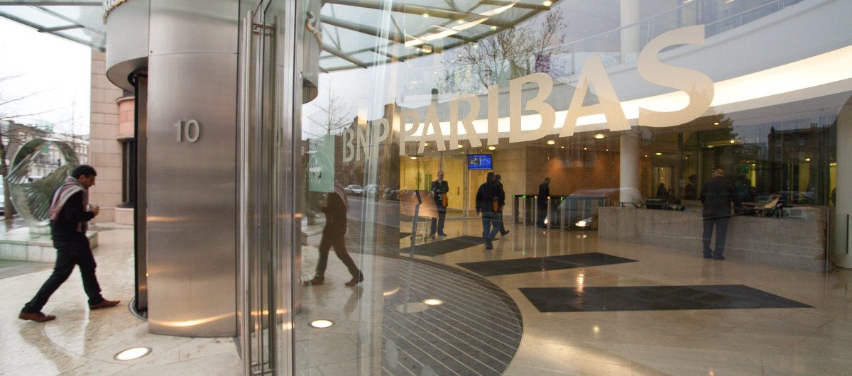 Modern financial district representing global financial markets